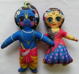 Doll Set Radha Krishna